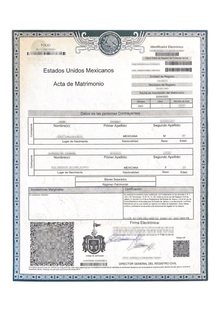 Traducción Jurada Acta De Matrimonio 4622