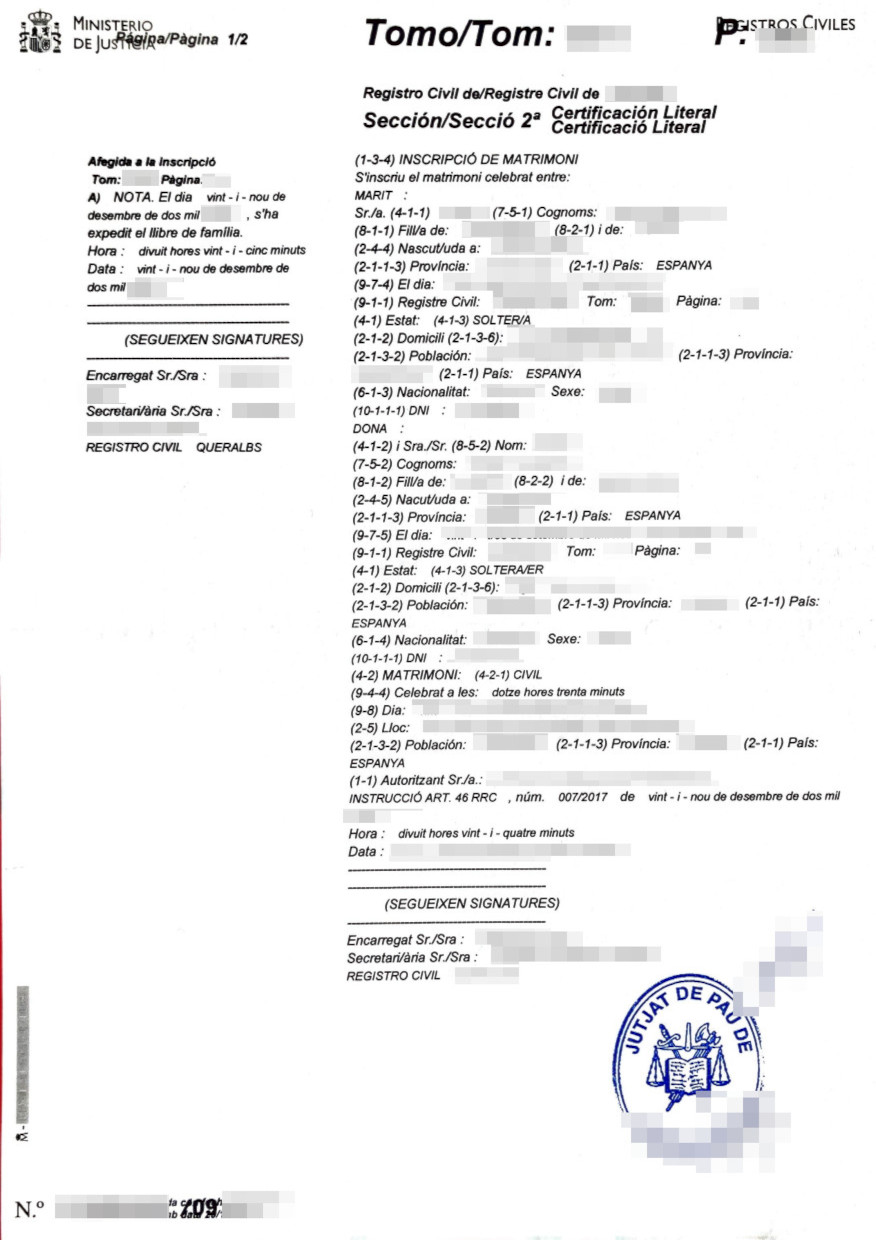 beglaubigte-bersetzung-spanien-heiratsurkunde
