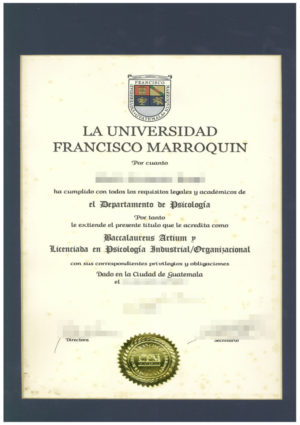 Das Bild zeigt einen Hochschulabschluss aus Guatemala für die beglaubigte Übersetzung ins Deutsche.