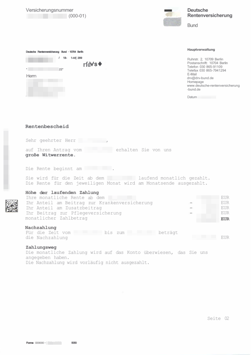 rentenbescheid-beglaubigt-uebersetzen-lassen