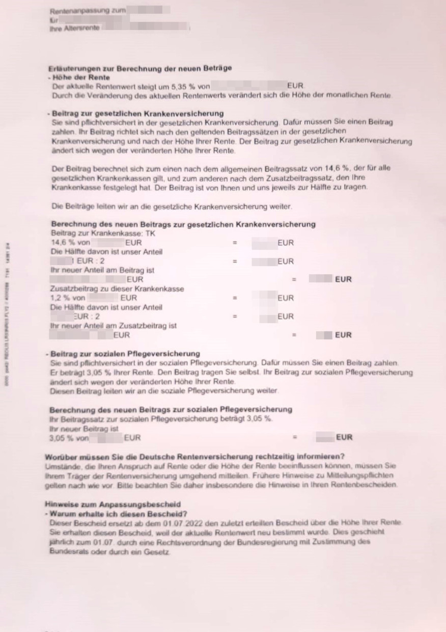 rentenbescheid-uebersetzen-lassen