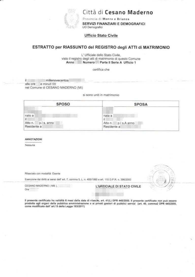 beglaubigte-uebersetzung-heiratsurkunde-italien