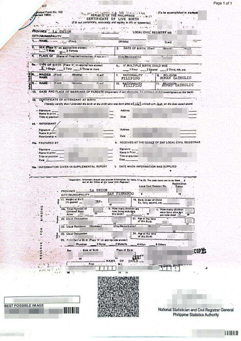 beglaubigte-uebersetzung-geburtsurkunde-philippinen