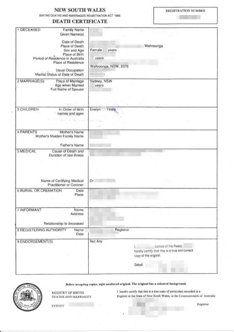 beglaubigte-uebersetzung-sterbeurkunde-australien